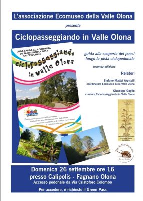 Presentazione della guida Ciclopasseggiando in Valle Olona a Calipolis